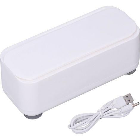 Nettoyeur à ultrasons 360° professionnel silencieux portable USB pour bijoux et lunettes