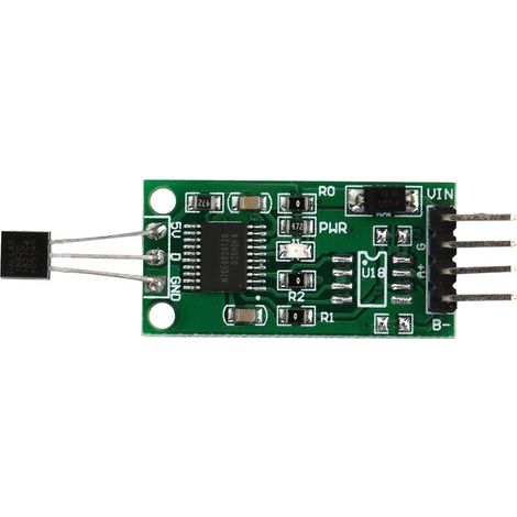 Temperatursensormodul, programmierbare Fernbedienung RS485 TTL 5V mit elektronischem Detektor (1/5)