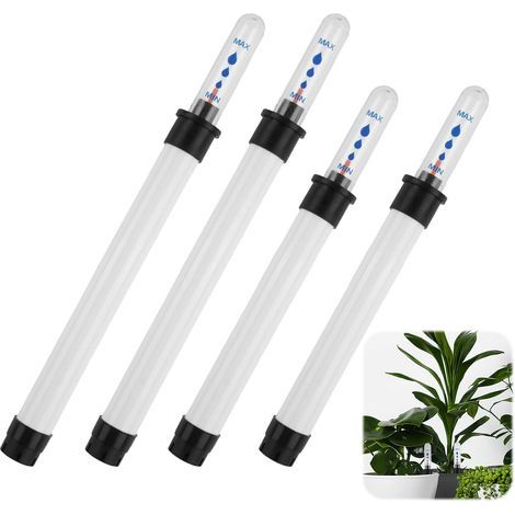4 Pièces Indicateur De Niveau D'eau Pour Plantes Hydroculture Goutte À Goutte Avec Échelle De Mesure, 2×22,8 Cm & 2×20 Cm, Compatible Avec Pots De Fleurs, Terre, Substrat, Usage Intérieur Et Extérieur (1/5)