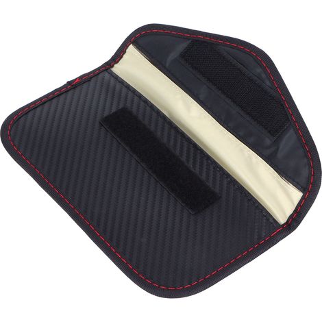 Sac de blocage pour clé de voiture, étui portable en PU anti-vol, protection de signal, pochette de blindage (1/5)