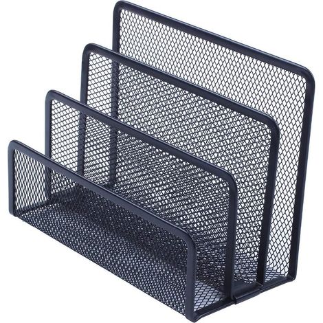 Classeur À Mail - Support En Maille Métallique - Pour Bureau Et Maison - 3 Niveaux - Dimensions 170 X 135 X 78 Cm - 1 Pièce (1/5)