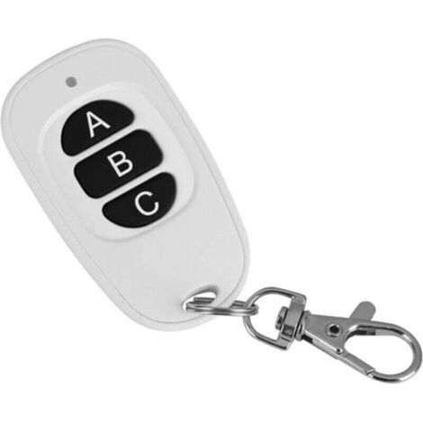 Télécommande 3 Canaux - 433 Mhz - Code EV1527 - Pour Portail et Porte de Garage - Fonctionne avec Pile Bouton CR2032 (1/4)