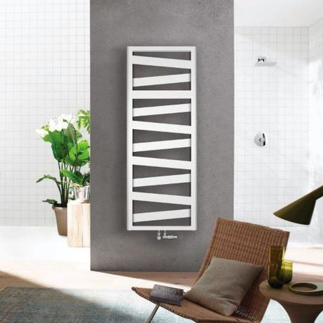 Termoarredo Zehnder Ribbon H 1266 Bianco Largh 50 cm (1/2)
