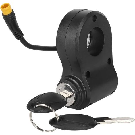 Serrure De Contact - 1 Unité - Métal Noir - Démarrage 3 Pôles - Scooter Électrique Kukirin G2 Max G2 Pro (1/5)
