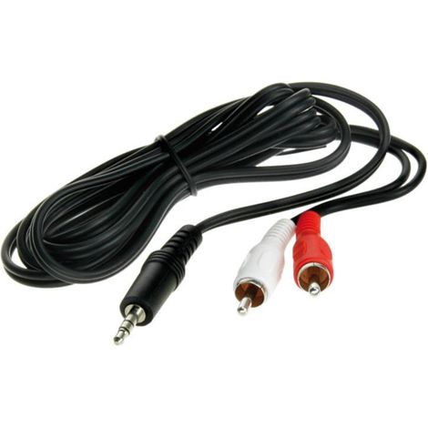 Cable Jack 3.5mm 2x RCA 1.5m