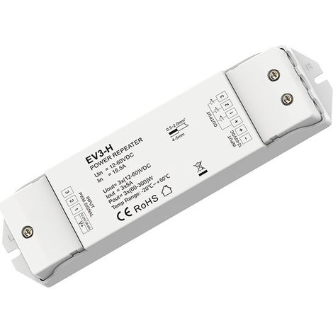 3-Channel Constant Voltage Power Supply Repeater 12-60V DC  5A EV3-H