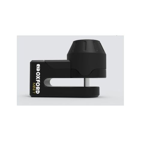 Candado de disco de freno Oxford Mini Titan de 5,5 mm, negro, acero reforzado.