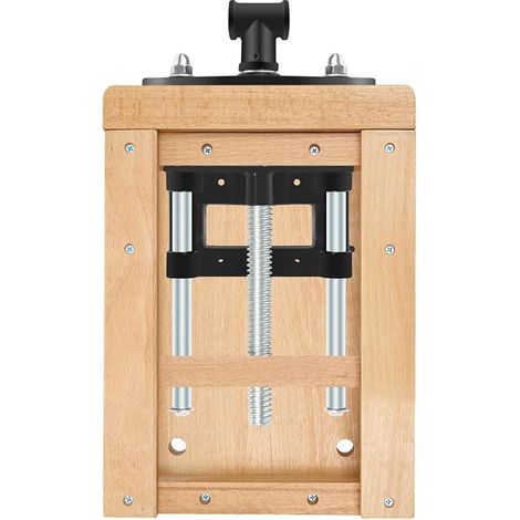 Étau à bois à pince avant pour menuiserie, menuiserie, bricolage, atelier, avec distance centrale de 15 cm, 20 kg, charge maximale : 5,3 kg, poids : noir et argent (1/5)