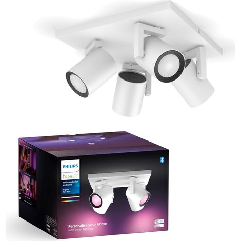 Plafonnier à 4 Spots LED Argenta, Blanc (1/5)