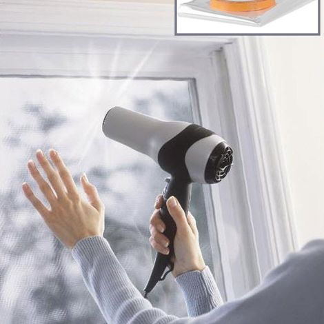 Double Glazing Conservatory Insulation Kit Draught Excluder Clear Film 12Sqm (1/5)