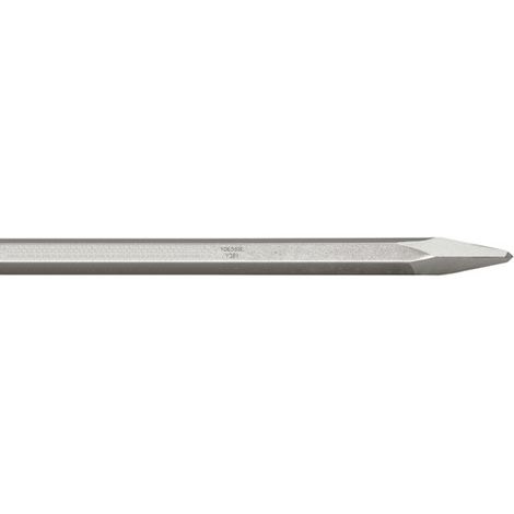 Burin pointu hex.17mm L.450mm avec collet HIKOKI 751552