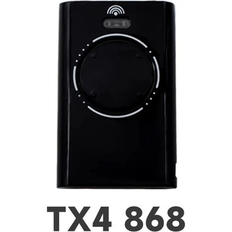 Télécommande Sans Fil XT2 XT4 SLH LR FAAC 868 MHz – 1 Pièce, Commande Garage et Portail, Noir (1/2)