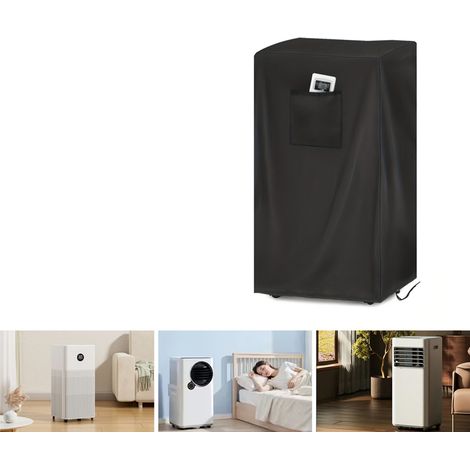 Housse de climatiseur , housse de protection étanche pour climatiseur intérieur – 46 x 40 x 75 cm (1/3)