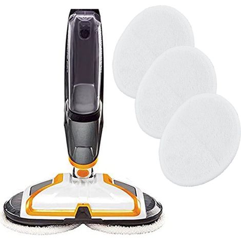 [Lingettes de lavage] Lingettes microfibres réutilisables [Accessoires pour tête de lavage] Bissell [2124/2039/2037/2039A] [Lot de 3] Blanc (1/5)