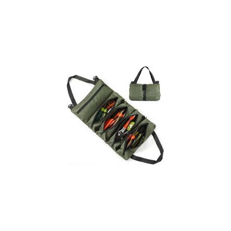 Sac à Outils Enroulable en Toile, Trousse a Outils-Multifonctionnel Portable, Sac Outilss, Pour Siège Arrière et Porte-Outils à Suspendre, SSac à Roulettes pour Outilss, Trousse à Outils Vide