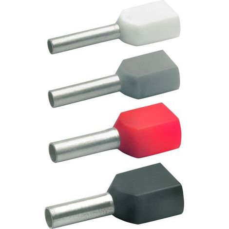 Embout de câblage isolé bleu 10mm pour 2 fils de 2,5² (873/10) (1/2)