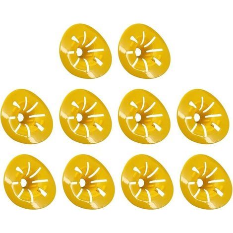 Lot de 10 pièges à guêpes, frelons - En forme de fleur - Réutilisables - Pour terrasse, maison, intérieur et extérieur (1/4)