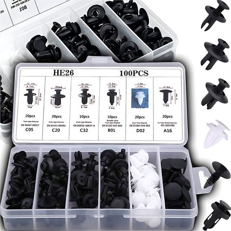 JUEGO DE CLIPS PARA COCHE CLIPS PARA COCHE PINZAS CLIPS PARA COCHE CLIPS PARA TAPICER脥A (1/5)