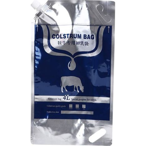 Sac colostrum – non toxique – stockage lait mouton – pâturage – emballage sûr (1/5)