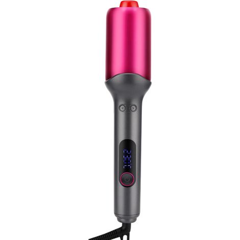 Automatischer Lockenstab mit 16 Temperaturstufen, LED-Anzeige und tragbarem Keramikstab zum Haarstyling