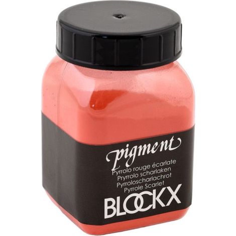 Pigment en poudre - Rouge pyrrolo écarlate - 57 - Blockx - Pot de 100g (1/2)