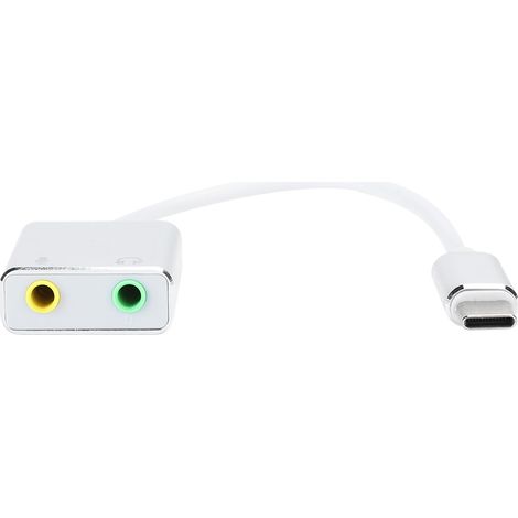 Externe 7.1-Soundkarte aus Aluminiumlegierung (Typ C) ohne Treiber – Stereo-Audioadapter (1/5)