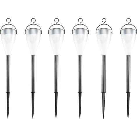 Lampe de jardin solaire étanche, lampes à piquer pour jardin, éclairage décoratif LED RGB (1/5)
