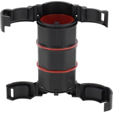 Wiska 10109729 BFC-23-23-BK Wellrohradapter Schwarz Gerade 1 St. (1/2)