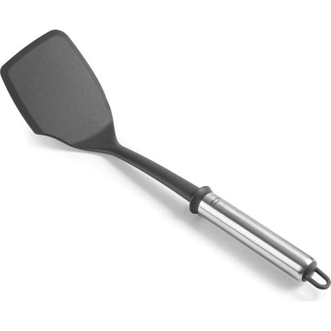 Lacor 68274 Spatola Due, Nylon, Acciaio Inossidabile, Silicone, Senza BPA, 36'5 cm, Nylon