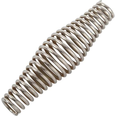Filiyano-Brasero à bois avec poignée en acier inoxydable de 11 cm, à ressort, couleur argent fumé (1/5)