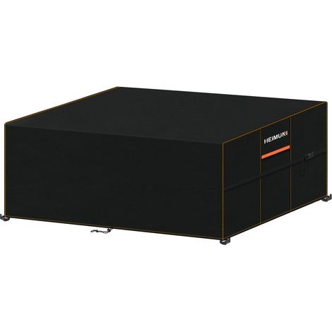 Housse de protection pour mobilier de jardin 210x110x75cm, imperméable, résistante aux UV, 420D Oxford (1/5)