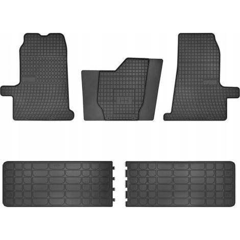 TAPPETINI IN GOMMA FORD Transit Mk7 2006-2013 7 persone Doka Brigade (1/5)