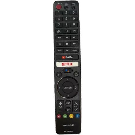 Télécommande neuve et authentique GB326WJSA pour téléviseur LCD Sharp Netflix Voice 4T-C50BJ3T (1/4)