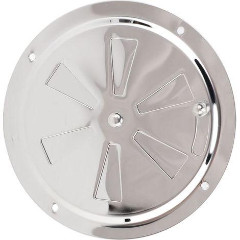 Plaque de ventilation marine en acier inoxydable, grille ronde avec bouton latéral pour bateau, yacht, camping-car 5 pouces (1/5)