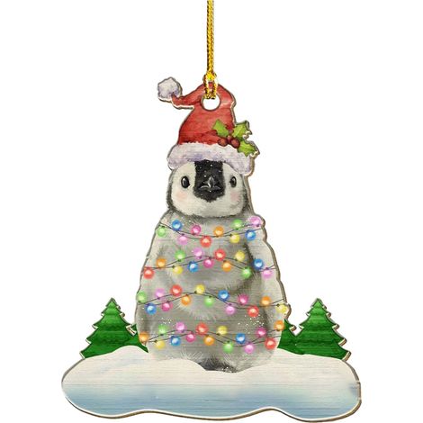 Ornement Arbre De Noël - Dinosaure En Acrylique - Décoration Intérieure Extérieure - Pour Arbre Sapin Mur Fenêtre - Lot De 1 (1/3)
