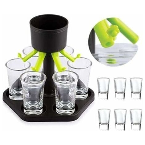 Distributeur de boissons alcoolisées et support en plastique pour le remplissage de boissons, bières et autres spiritueux (1/5)