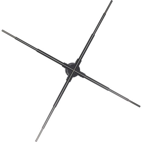 Ventilateur holographique 3D WiFi en temps réel avec télécommande, 100 cm, idéal pour expositions, boutiques et bars. Alimentation 100-240 V (prise européenne). (1/5)