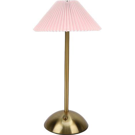 Lampe de Table sans Fil, Commande Tactile 3 Couleurs, Plissée à (1/5)