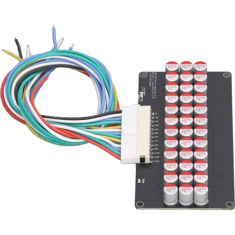 Égaliseur actif JW9-12S 5A, kit complet de stabilisation, carte d’équilibrage pour batteries ternaires et fer-phosphate, module 9-12S, transfert d’énergie par condensateur pour LiFePO4, LiPo, LTO, cha (1/5)