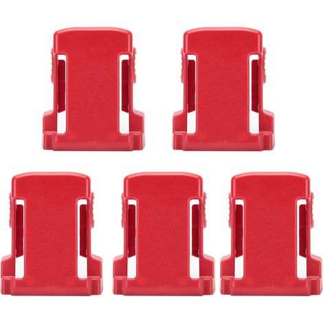 5 pièces Support de fixation pour batterie Milwaukee M18 - Accessoire de fixation pour batteries lithium (1/5)
