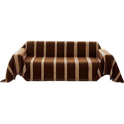 Housse de Canapé Clic Clac Réversible 3 Places 260x180 cm,Couverture en Chenille Épais Anti-déchirure pour Familles (1/4)
