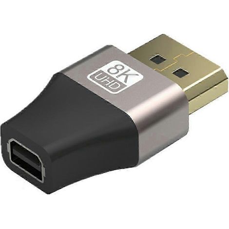 Adaptateur Thunderbolt 2 vers DP, femelle vers mâle, convertisseur Mini DisplayPort 8K 60 Hz (1/5)