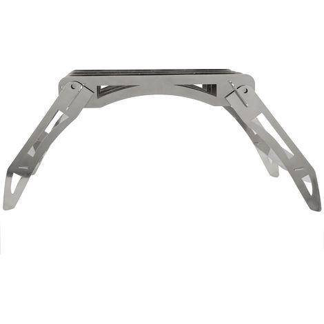 Support de barbecue d'extérieur type carte, porte-ustensiles de cuisine de camping, support pliable portable pour pique-nique (1/5)