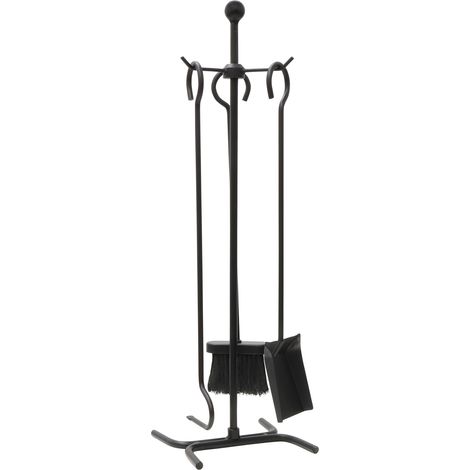 Edale Contemporary Fireside Companion Set, Black (1/4)