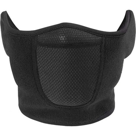 Men's Balaclavas, 1 Black Half Face Mask for Snowboarding, Skiing and Wind Protection (1/5)