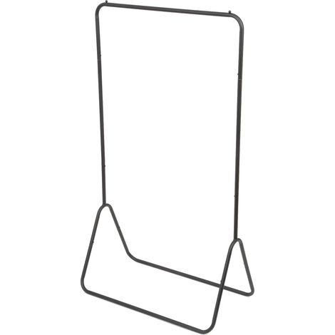 Portant à vêtements en métal Fyn noir - COMPACTOR - 80 x 44.5 x H.145.5 CM - Noir (1/5)