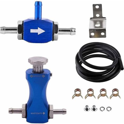 Accessoire turbocompresseur Turbo Boost Kit de contrôleur de pression de turbine, régulateur de pression bilatéral en métal (1/4)