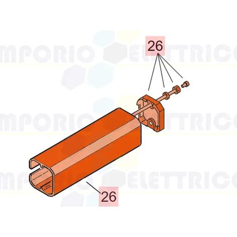 faac pièce détachée groupe carter 400 l 63003329 (1/3)