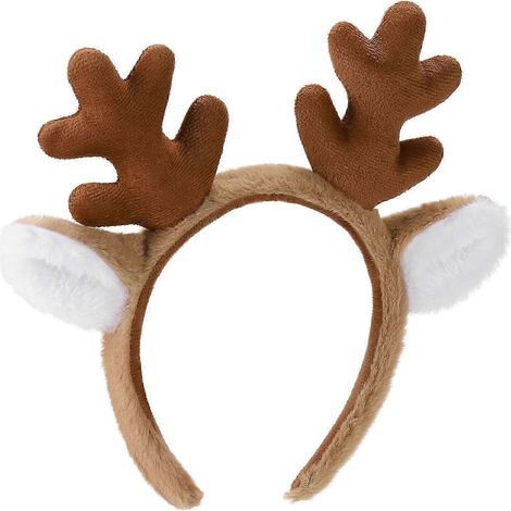 Serre-têtes à bois de renne - Serre-têtes oreilles de renne de Noël pour femmes et hommes, parfaits pour les fêtes, les jeux de rôle, Halloween, les cosplays (1/5)