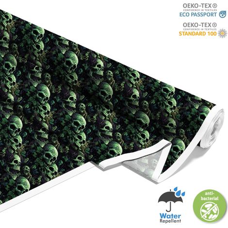 TESSUTI DECORATIVI PER ESTERNI OXFORD - Motivo Teschio I DX4433 (1/5)